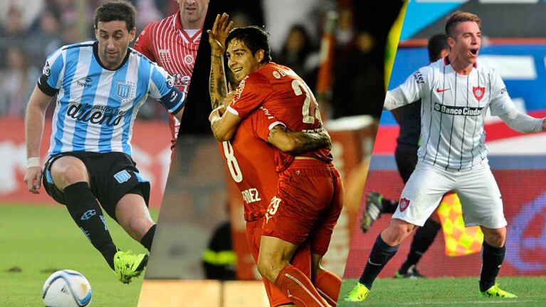 Racing, Independiente y San Lorenzo juegan este sábado