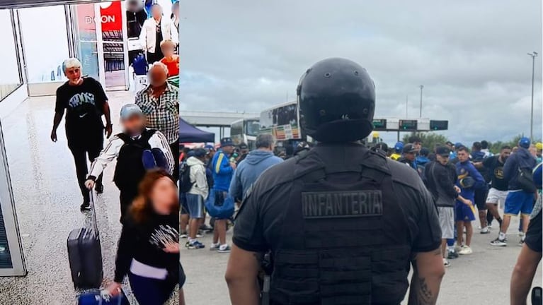 Rafa Di Zeo fue interceptado en el Aeropuerto y la barra de Boca fue requisada en el ingreso a Córdoba.