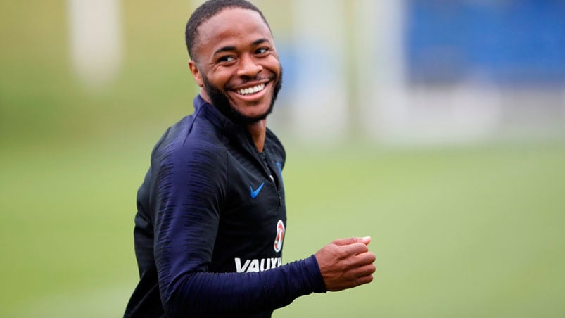 Raheem Sterling y su cuestionado tatuaje.