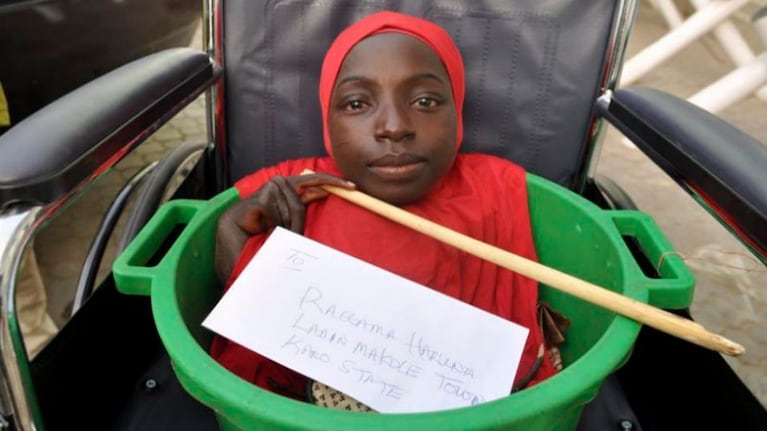 Rahma Haruna tuvo una vida difícil, pero nunca perdió las esperanzas.