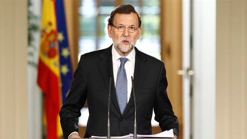 Rajoy fue golpeado por un menor de edad.