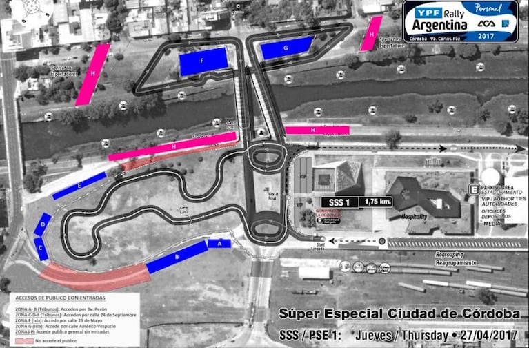 Rally: los tramos y todo sobre el Súper Especial frente al Panal