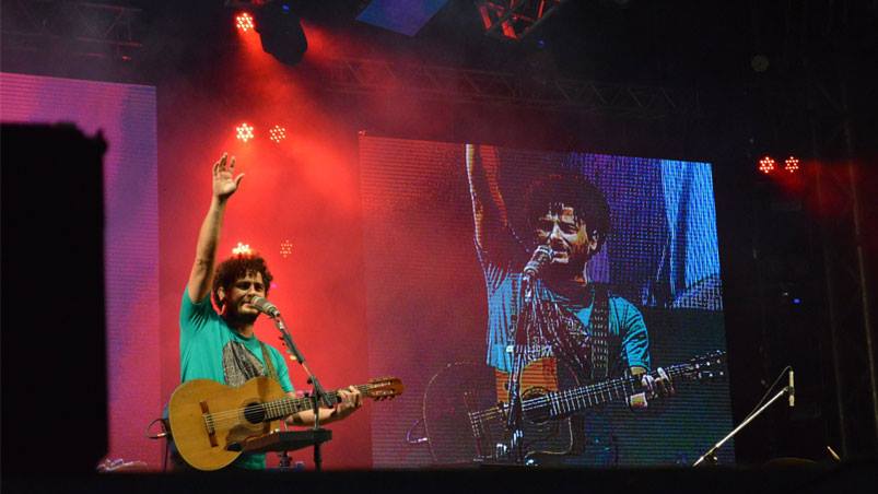 Raly Barrionuevo en el festival de Doma y Folclore de Jesús María. Foto: Maxi López / ElDoce.tv