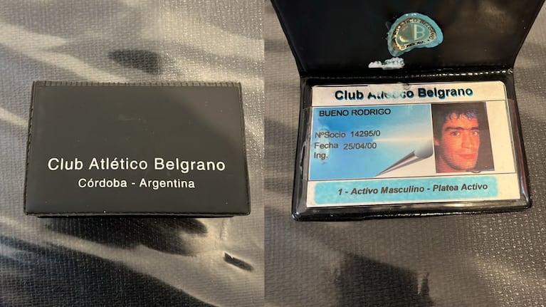 Ramiro Bueno compartió a Cuarteteando, el carnet del Club Atlético Belgrano que guarda de su padre