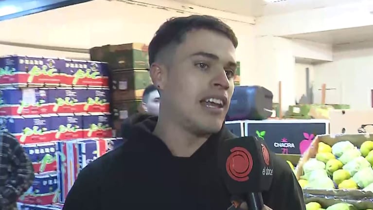 Ramiro, el joven que se hizo viral por bailar en el Mercado de Abasto.