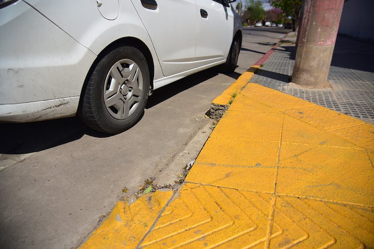 Rampa bloqueada en Córdoba
