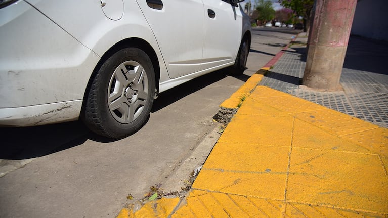 Rampa bloqueada en Córdoba