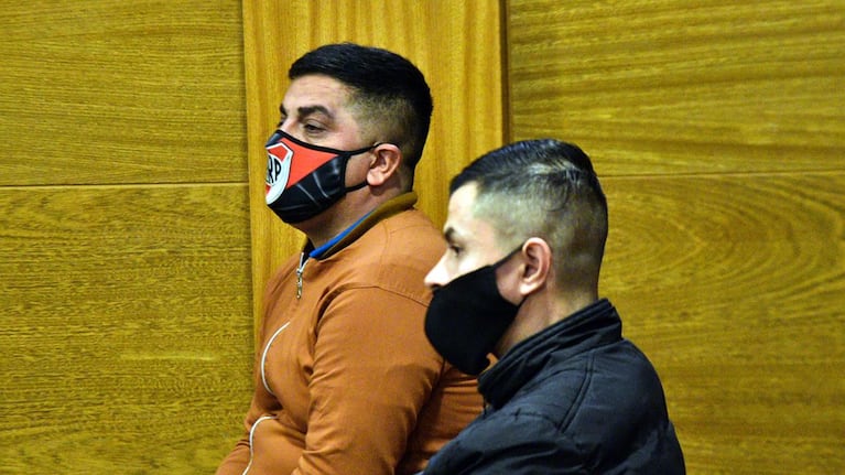 Raúl Orlando Márquez y Claudio Miguel Olivia, culpables de asesinato y robo a un jubilado de 68 años. Foto: La Voz.