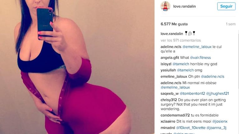 Raylynn, la joven que tiene la cola más grande del mundo