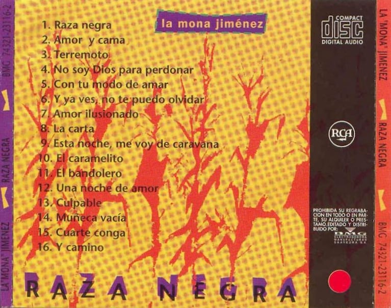 "Raza Negra" de La Mona Jiménez cumple 25 años