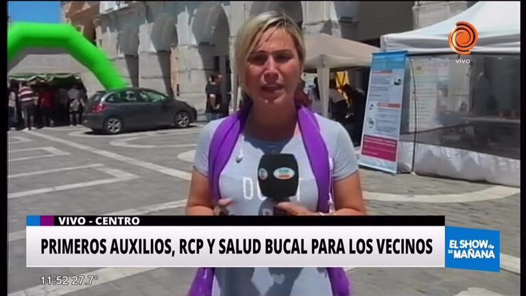 Realizan capacitaciones de salud gratuitas en Plaza San Martín