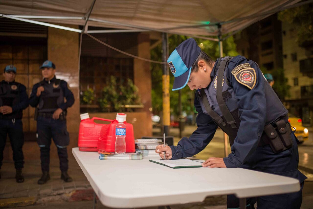 Realizan prevención en la zona de boliches para evitar accidentes.