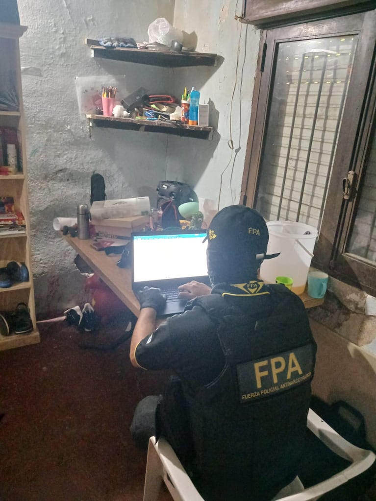 Realizaron un allanamiento en la casa de la detenida.