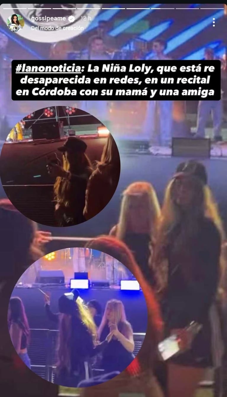 Reapareció Loly Antoniale: la inesperada foto en Córdoba tras meses sin rastros
