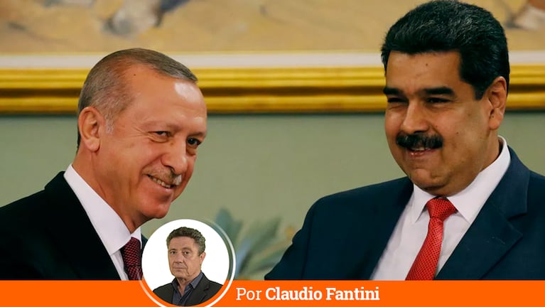 Recep Erdogán junto a Nicolás Maduro.