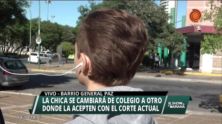 Rechazan a alumna por corte y color de pelo