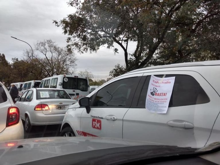 Reclamo de transportistas de pacientes crónicos 