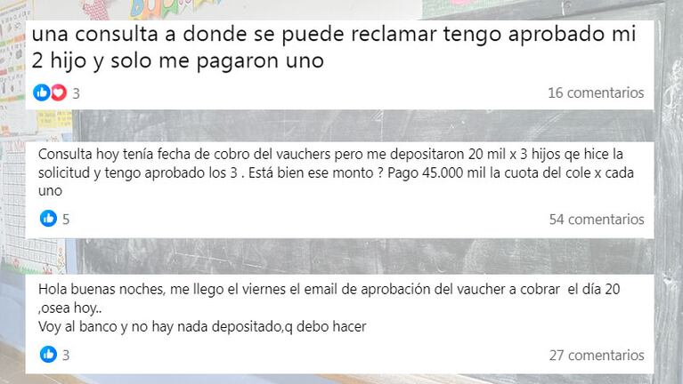 Reclamos por demoras en el pago de vouchers educativos: los plazos y la aclaración del Gobierno