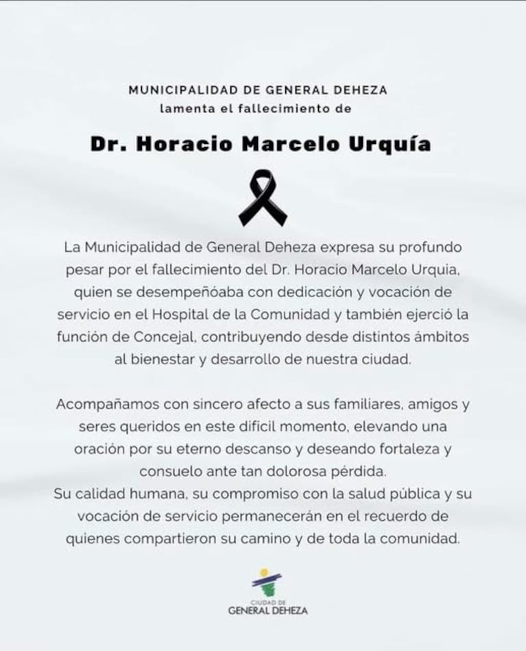 Reconocido médico y exconcejal: quién era Horacio Urquía, el hombre que murió en el choque fatal con un camión