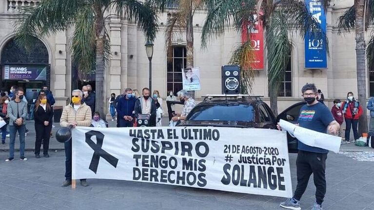 Recordaron a Solange a un año de su muerte. Foto: La Nación