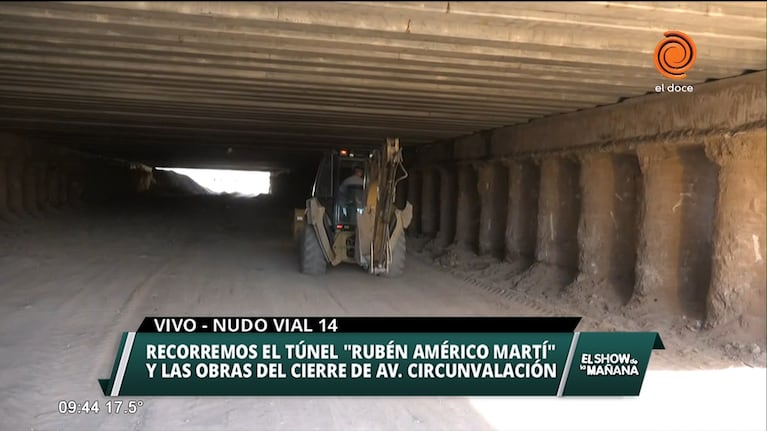 Recorremos el túnel "Rubén Américo Martí"