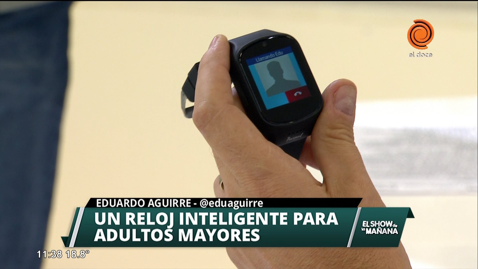 Reloj inteligente para adultos mayores