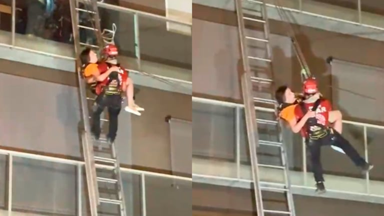 Rescate en altura en Córdoba