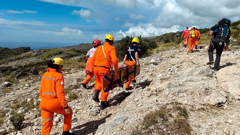 Rescate en el Cerro Champaquí. (Foto ilustrativa)