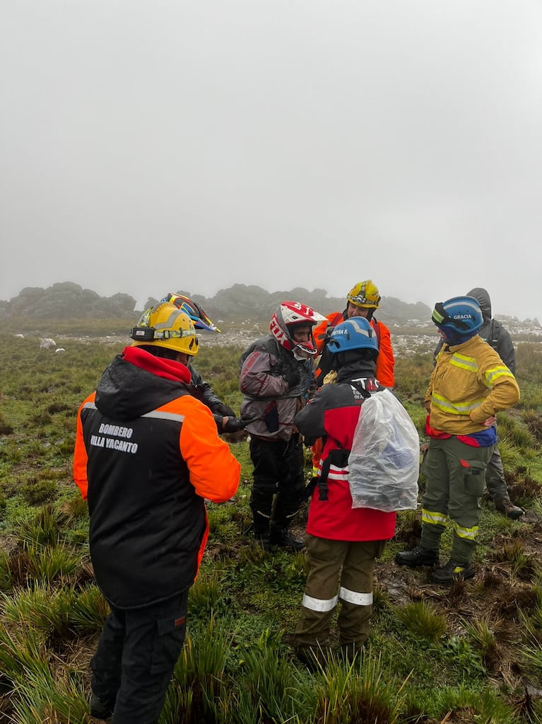 Rescate en el Champaquí.