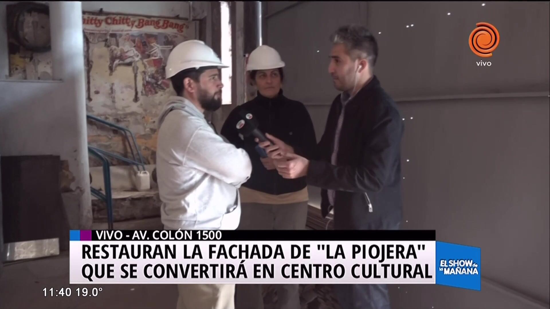 Restauran la fachada de "La Piojera"