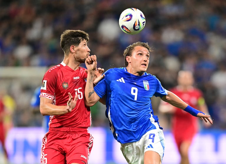 Retegui es pieza fija en la deslucida selección de Italia. REUTERS/Daniele Mascolo