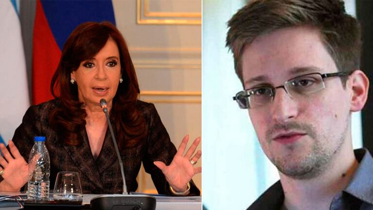 Reunión de la presidenta cristina Kirchner con el exagente de la CIA Edwrad Snowden. 