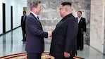 Reunión entre el presidente de Corea del Sur, Moon Jae-in, y el líder del Norte, Kim Jong-un.