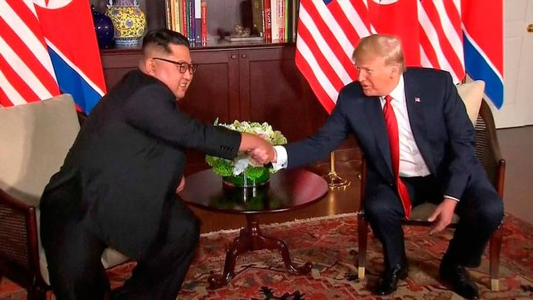 Reunión histórica entre Donald Trump y Kim Jong-un