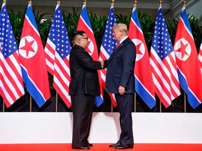 Reunión histórica entre Donald Trump y Kim Jong-un