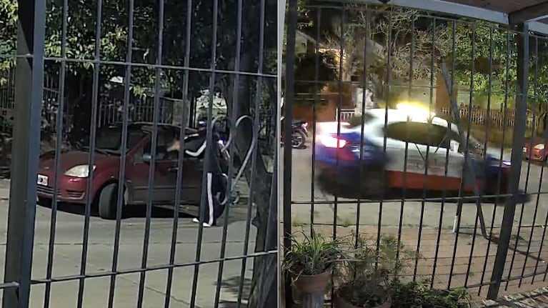 Reventó el vidrio de un auto para robar en barrio Crisol y pasó un móvil de Ojos en Alerta.