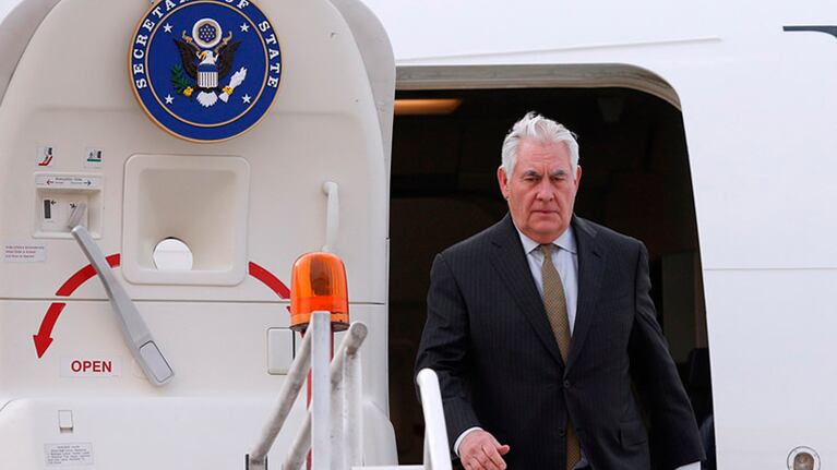 Rex Tillerson ya está en Bariloche y mañana viaja a Buenos Aires.