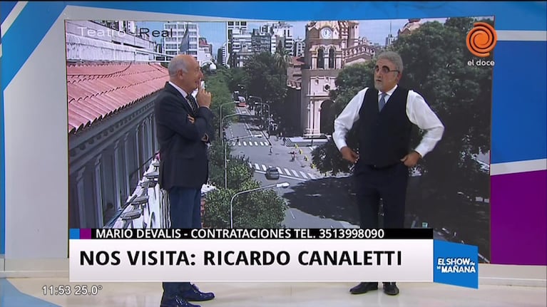 "Ricardo Canaletti" adelantó su "Humor en el aire"