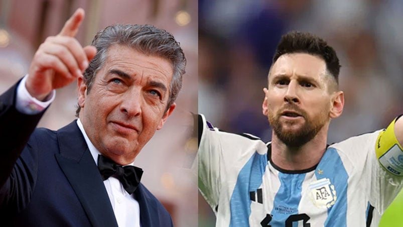 Ricardo Darín respondió a los elogios de Messi.