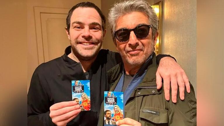 Ricardo Darín y Peter Lanzani mostraron su cábala para los Oscar