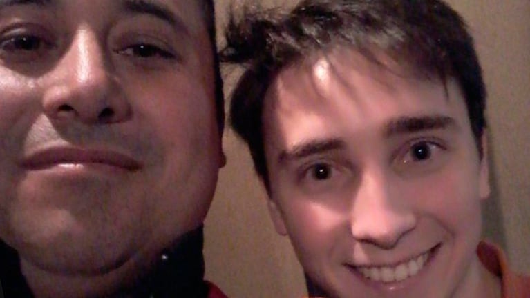 Ricardo y Gonzalo en una selfie para el recuerdo.