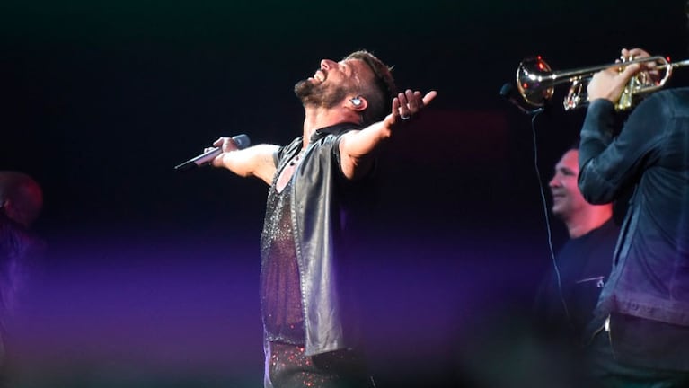 Ricky Martin cantó ante más de 8 mil personas. Foto: Lucio Casalla / ElDoce.tv