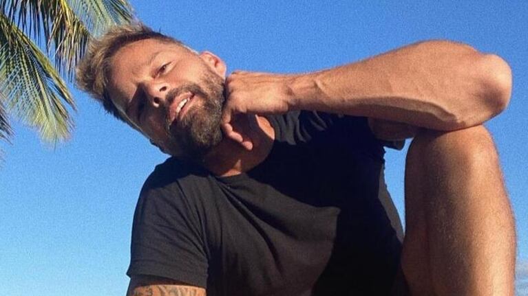 Ricky Martin decidió un cambio radical en su barba.