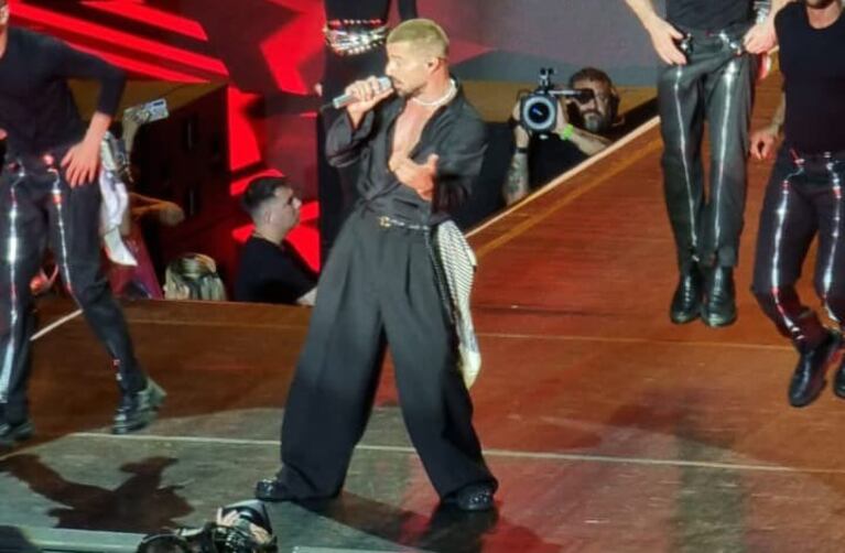 Ricky Martin en Córdoba. Imagen: Belén Dalmazzo.