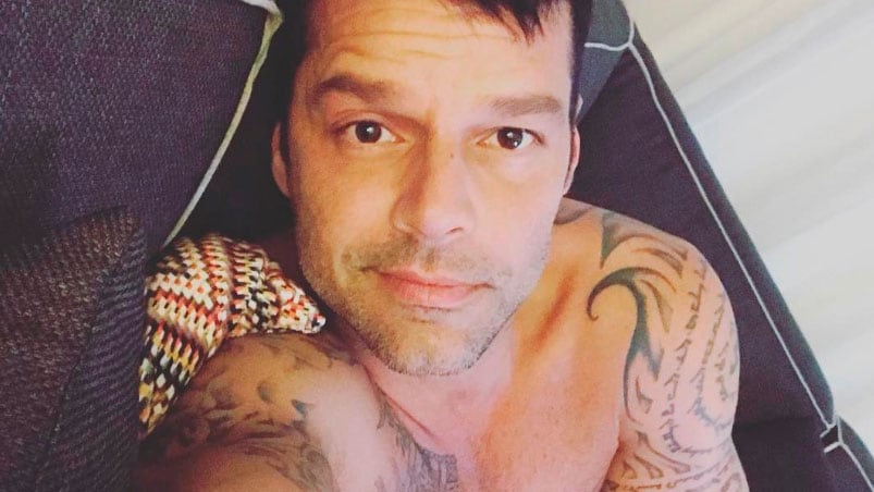 Ricky Martin levantó suspiros con su marcado cuerpo.