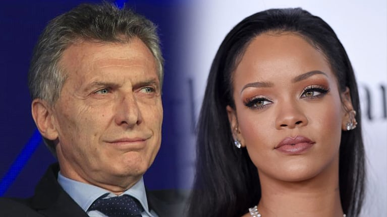 Rihanna interpeló a Macri y el presidente le contestó. 