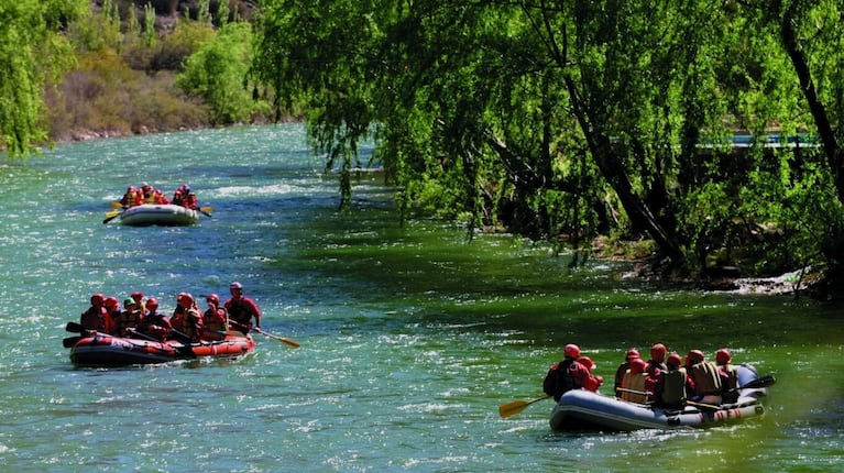 Río Atuel en San Rafael Mendoza.