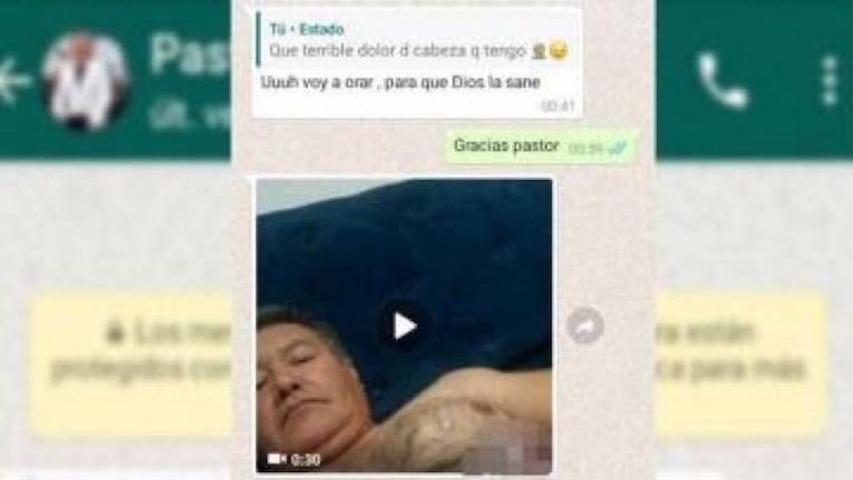 Río Negro: un pastor evangélico le mandó un video porno a una vecina y desató un escándalo 