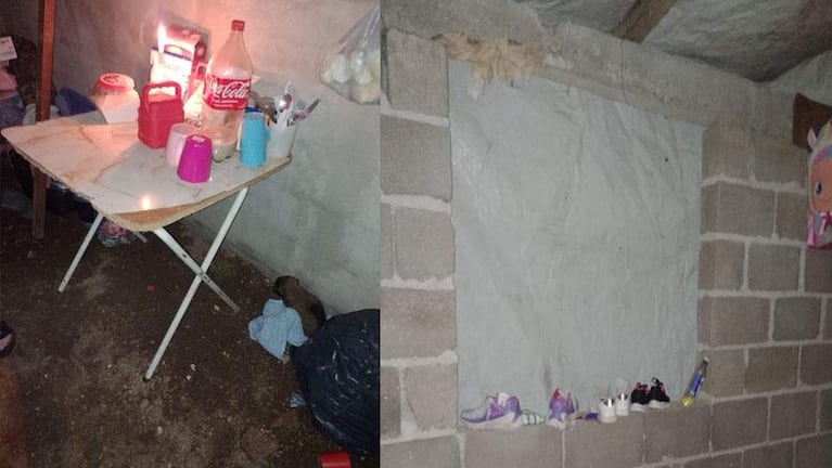 Río Segundo: denuncian que una madre con dos nenas vive en una carpa con techo de silobolsa