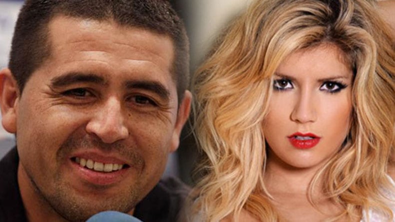 Riquelme y Laurita no se conocen.